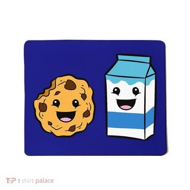 Kawaii Milk Chocolate Chip Cookie Mousepad