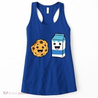 Kawaii Milk Chocolate Chip Cookie Women's Tank Top