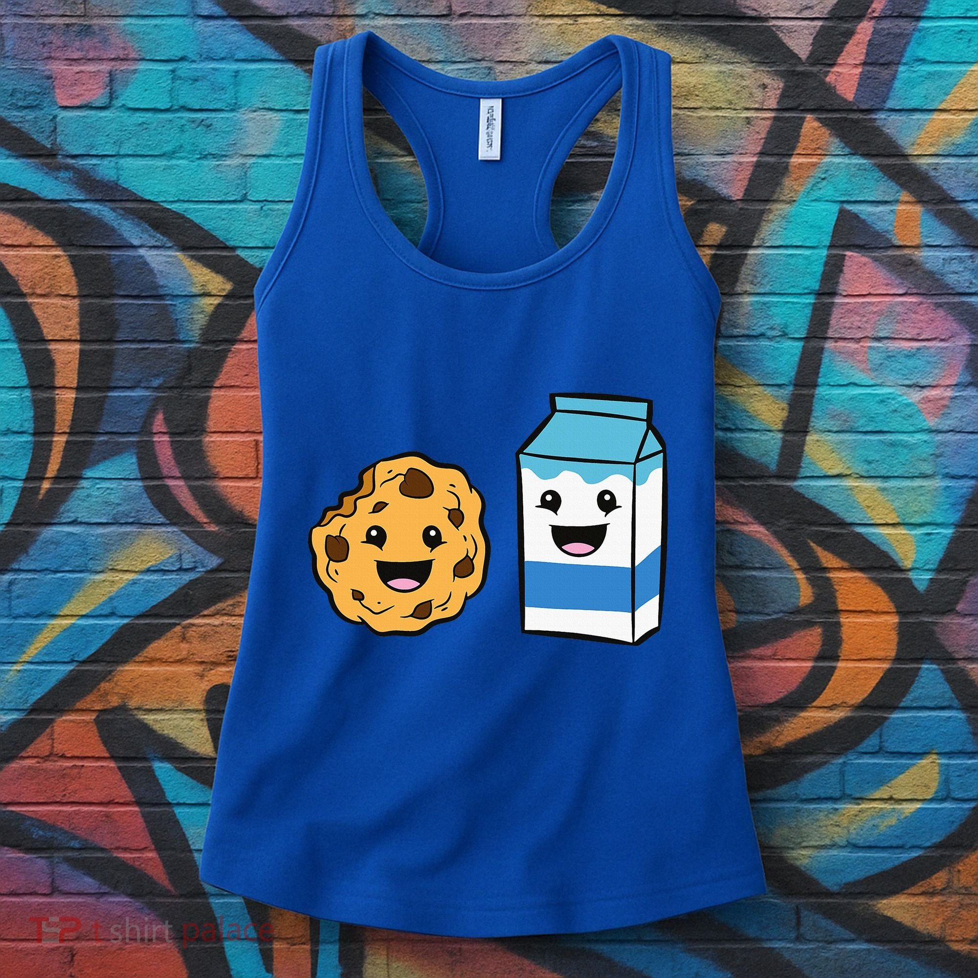 Kawaii Milk Chocolate Chip Cookie Women's Tank Top