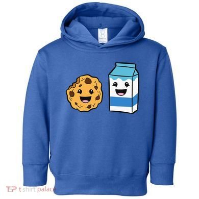 Kawaii Milk Chocolate Chip Cookie Toddler Hoodie
