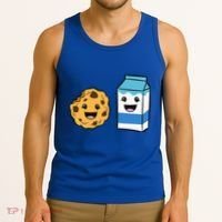 Kawaii Milk Chocolate Chip Cookie Tank Top thumb 3