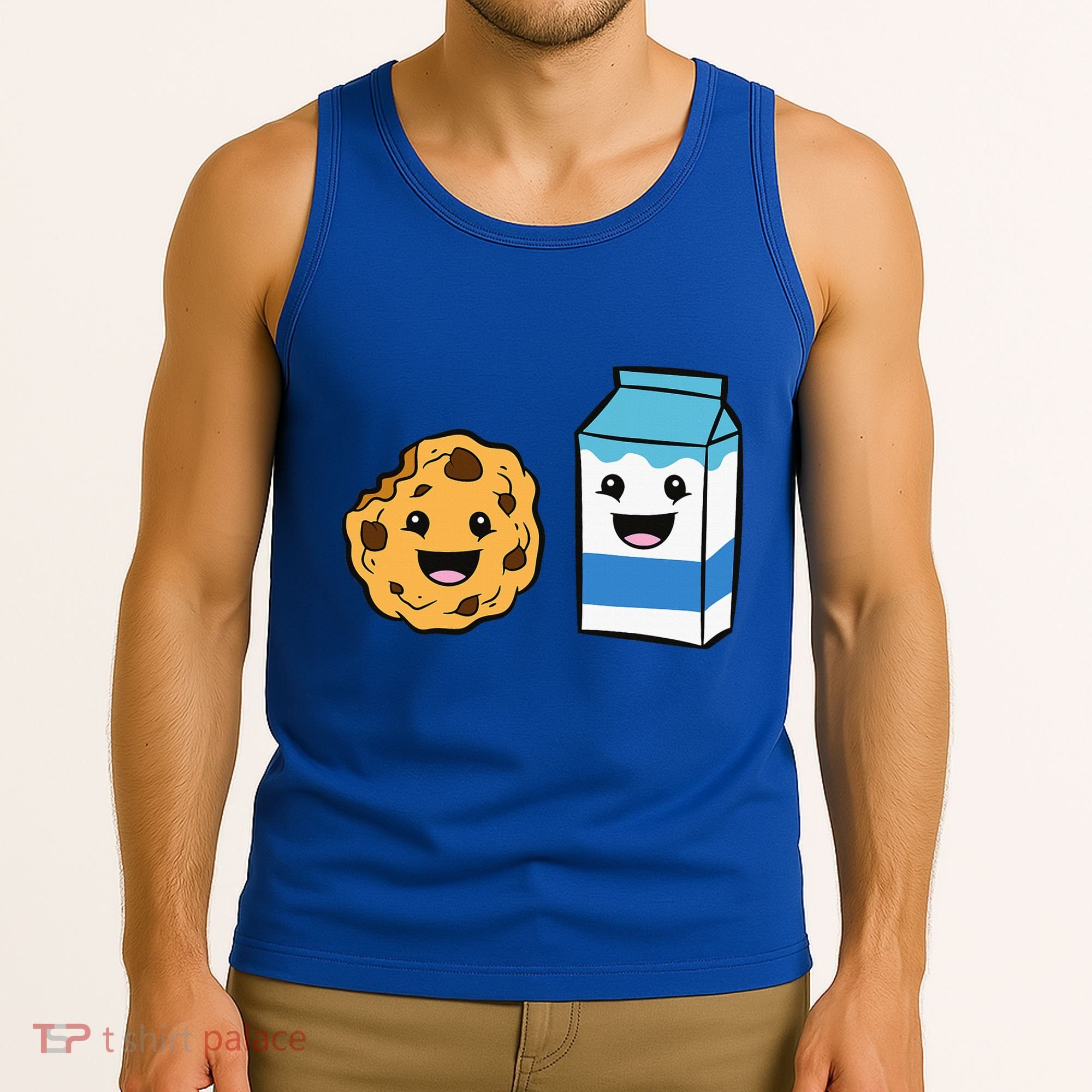 Kawaii Milk Chocolate Chip Cookie Tank Top