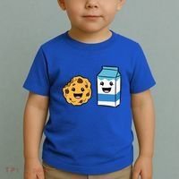 Kawaii Milk Chocolate Chip Cookie Toddler T-Shirt thumb 2