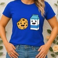 Kawaii Milk Chocolate Chip Cookie Women's T-Shirt thumb 2