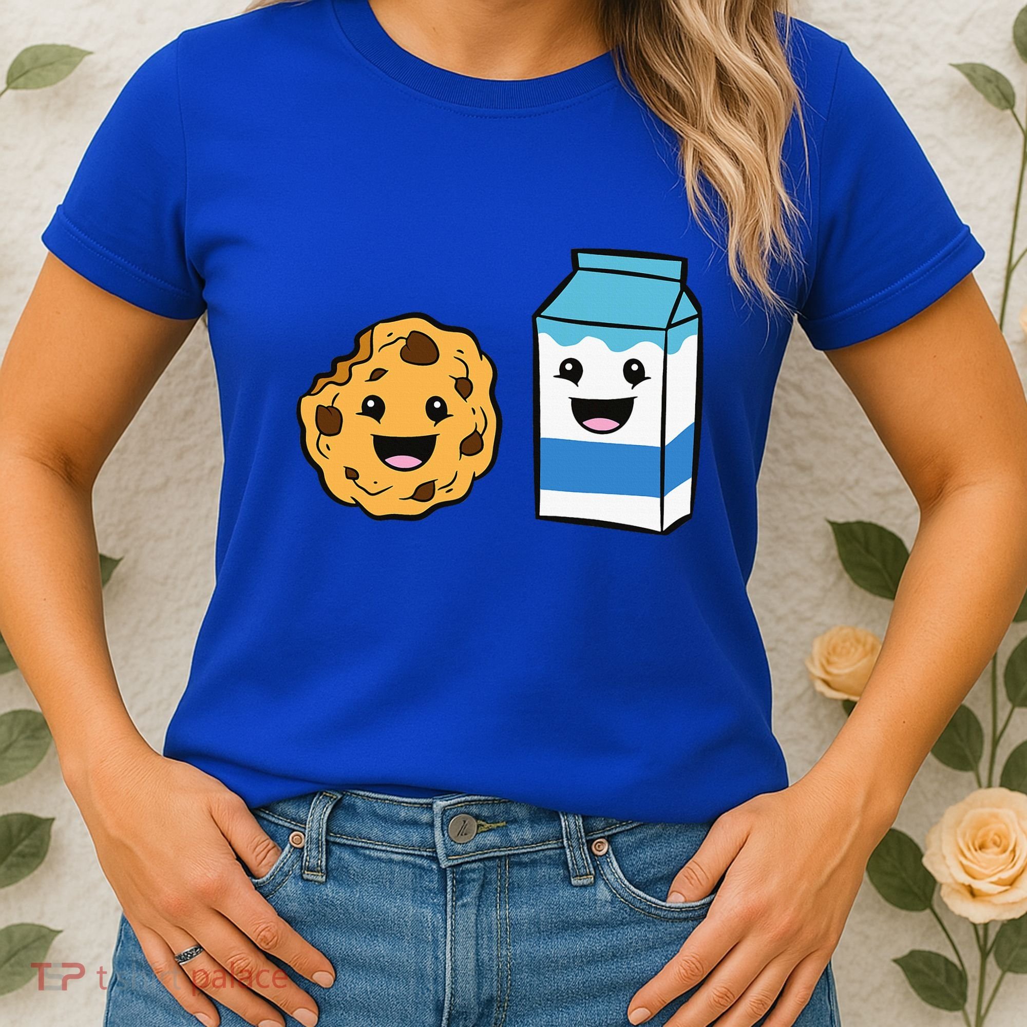 Kawaii Milk Chocolate Chip Cookie Women's T-Shirt
