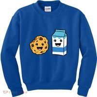 Kawaii Milk Chocolate Chip Cookie Kids Sweatshirt thumb 0