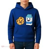 Kawaii Milk Chocolate Chip Cookie Kids Hoodie thumb 4