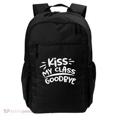 Kiss My Class Goodbye Funny Graduation Backpack