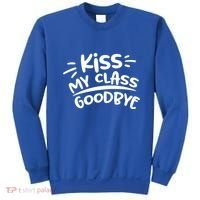 Kiss My Class Goodbye Funny Graduation Sweatshirt thumb 0