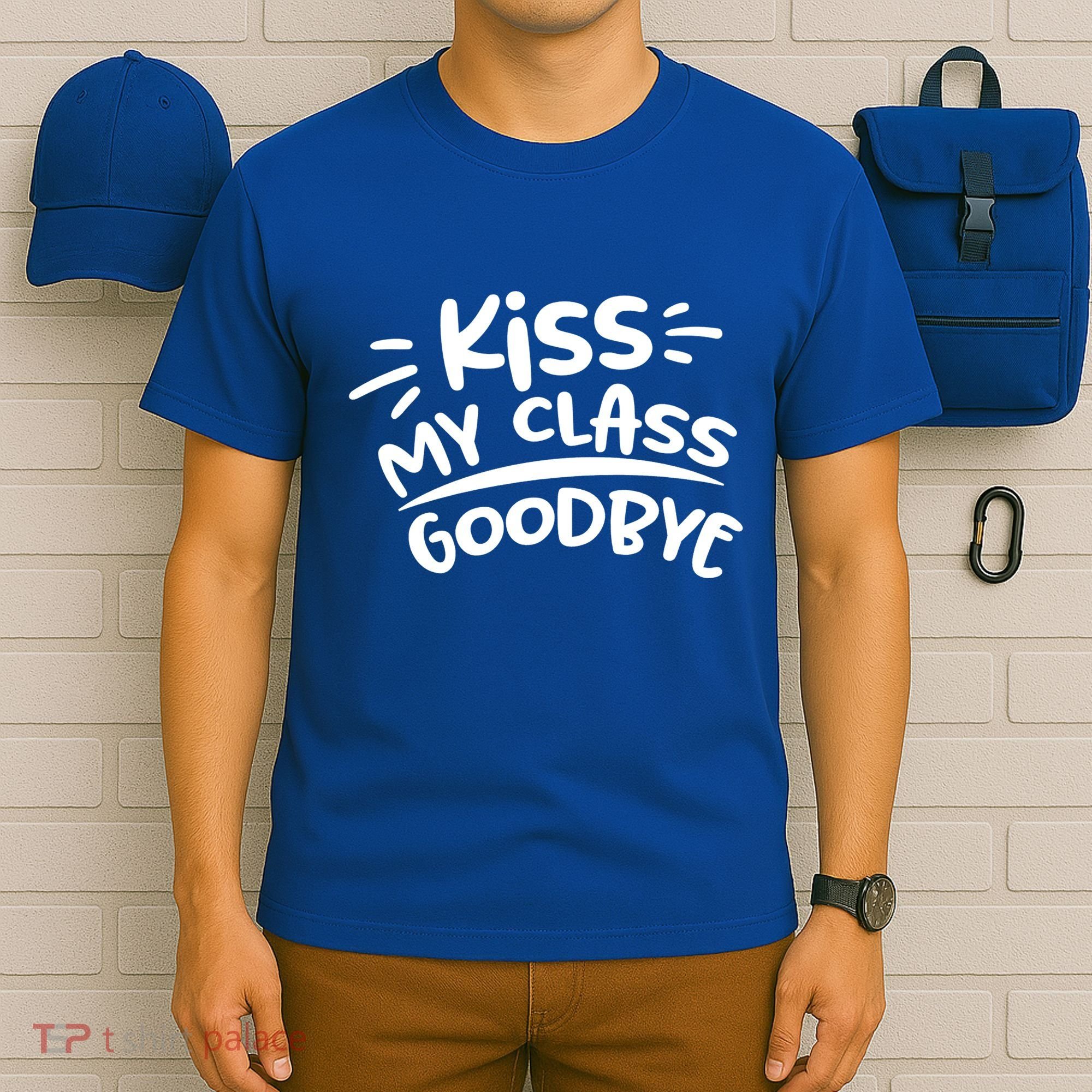 Kiss My Class Goodbye Funny Graduation T-Shirt