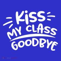 Kiss My Class Goodbye Funny Graduation Mousepad thumb 1