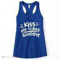 Kiss My Class Goodbye Funny Graduation Women's Tank Top thumb 0