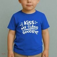 Kiss My Class Goodbye Funny Graduation Toddler T-Shirt thumb 2