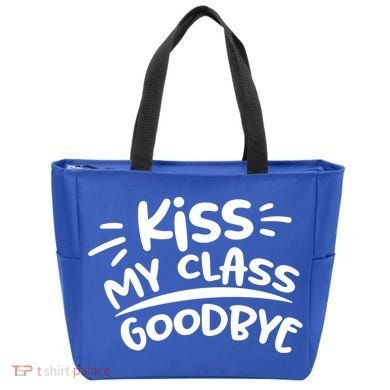 Kiss My Class Goodbye Funny Graduation Tote Bag