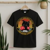Krav Maga Cat Martial Arts Israel Defense Forces T-Shirt thumb 2