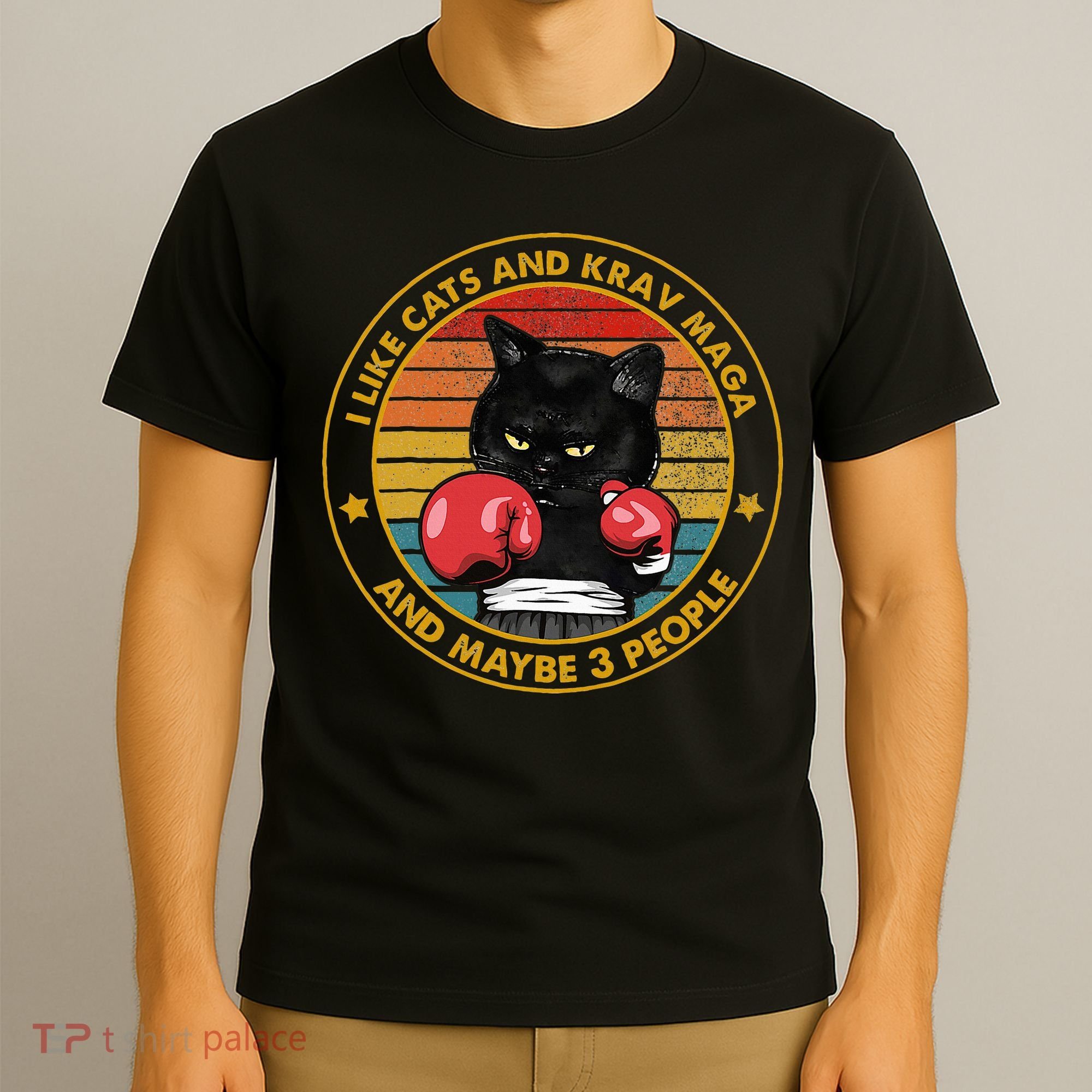 Krav Maga Cat Martial Arts Israel Defense Forces T-Shirt