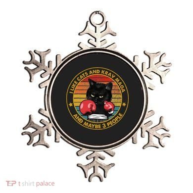 Krav Maga Cat Martial Arts Israel Defense Forces Ornament