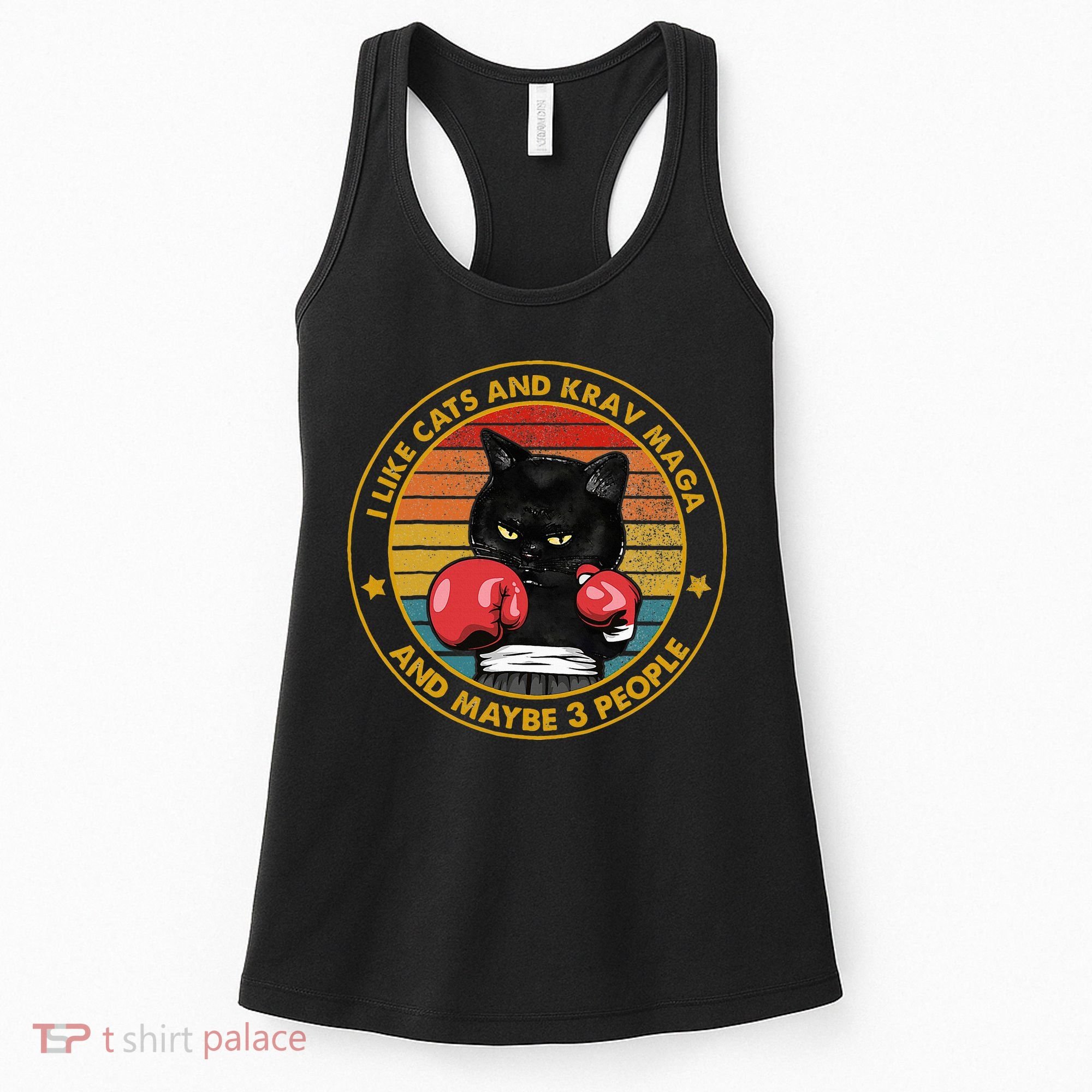 Krav Maga Cat Martial Arts Israel Defense Forces Women's Tank Top