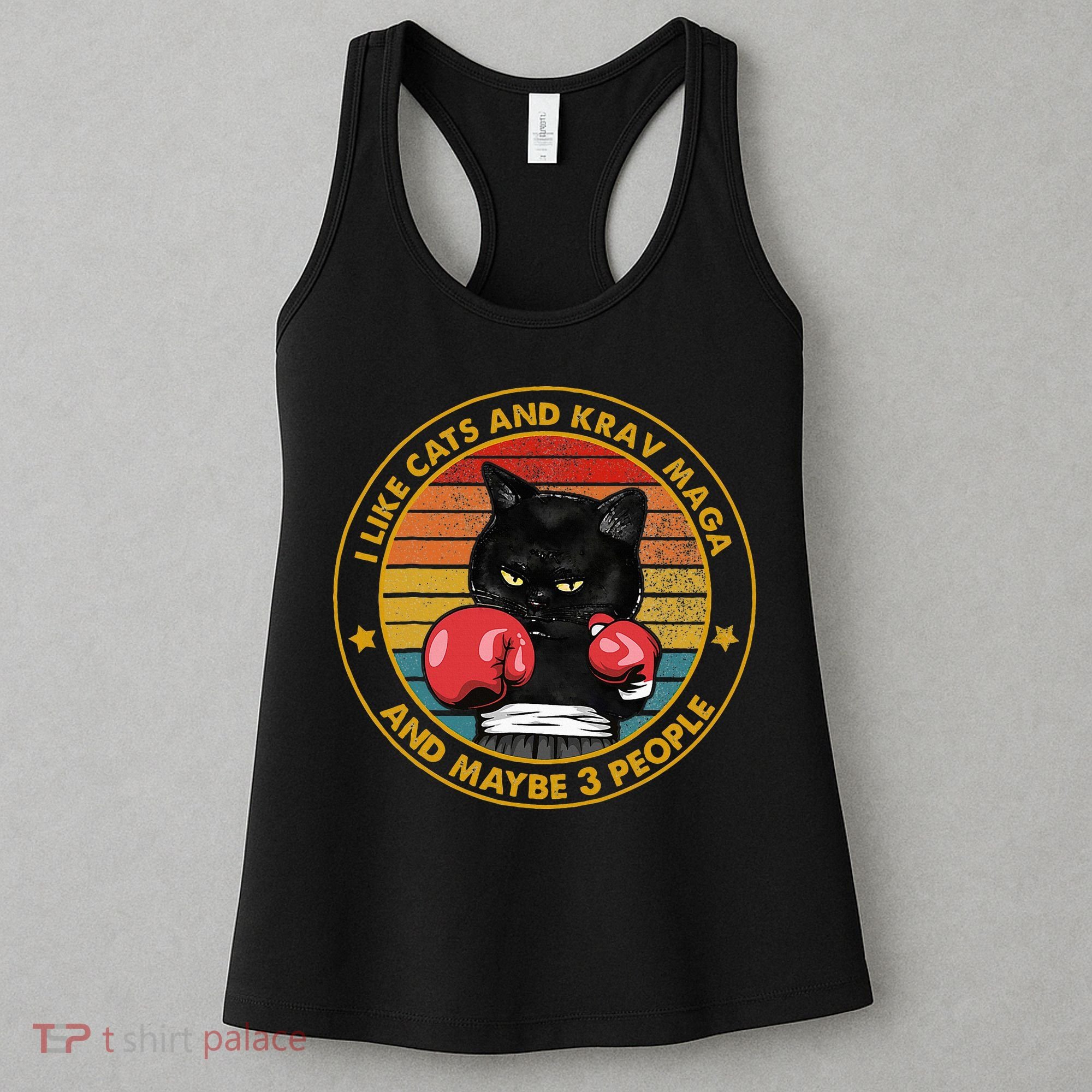 Krav Maga Cat Martial Arts Israel Defense Forces Women's Tank Top