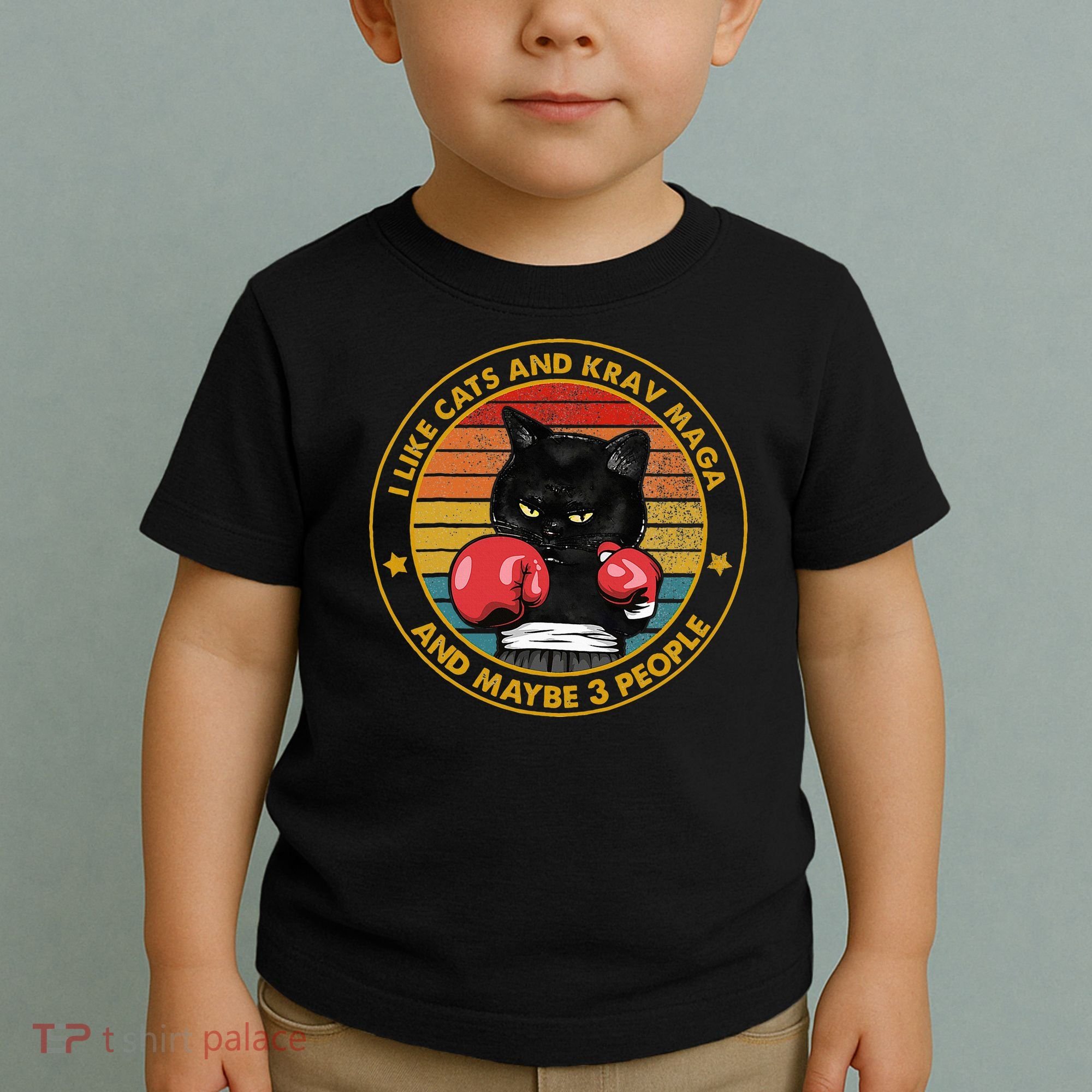Krav Maga Cat Martial Arts Israel Defense Forces Toddler T-Shirt
