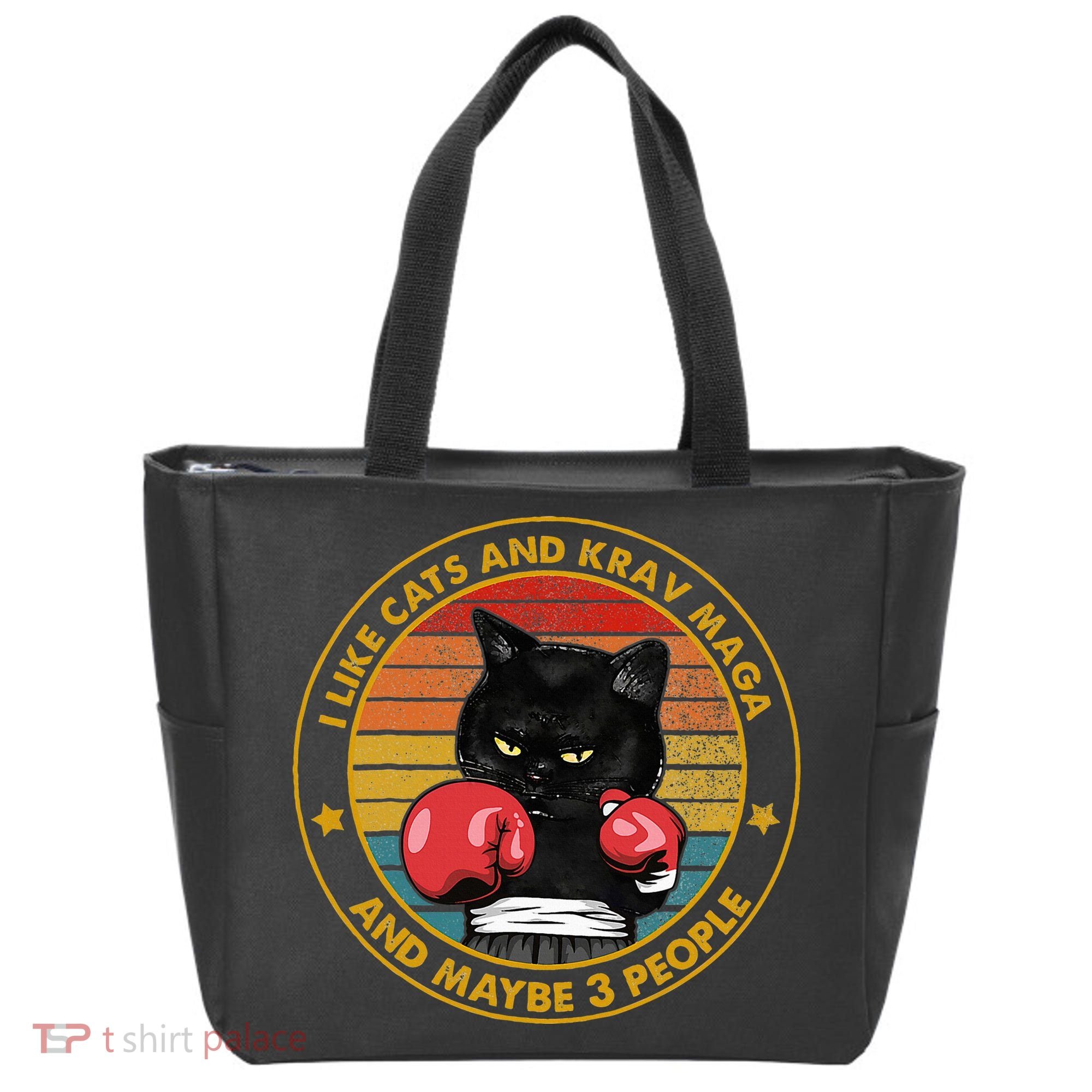 Krav Maga Cat Martial Arts Israel Defense Forces Tote Bag