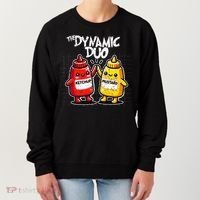 K.E.T..C.H.Up.. Mustard Dynamic Duo Best Friends Women's Sweatshirt thumb 0