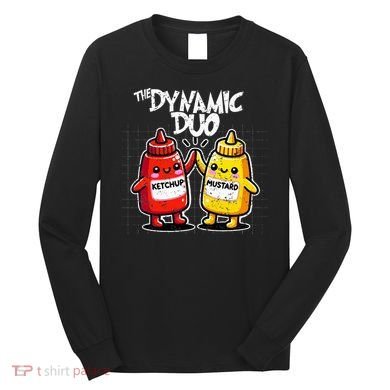 K.E.T..C.H.Up.. Mustard Dynamic Duo Best Friends Long Sleeve Shirt