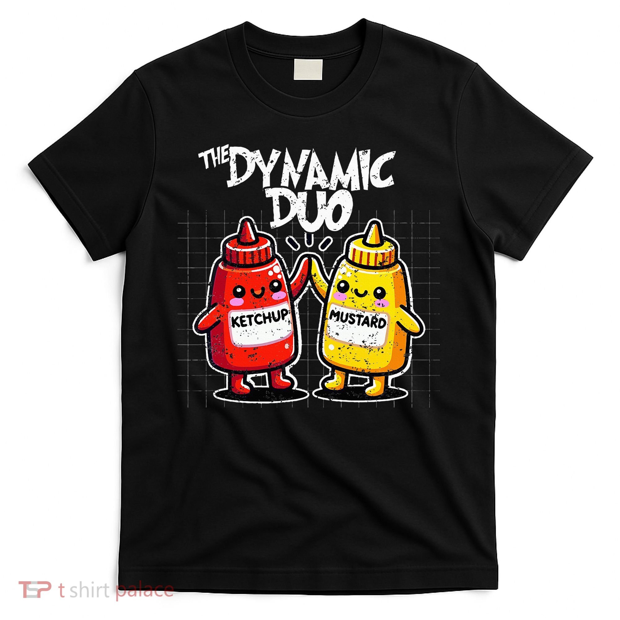 K.E.T..C.H.Up.. Mustard Dynamic Duo Best Friends T-Shirt