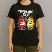 K.E.T..C.H.Up.. Mustard Dynamic Duo Best Friends T-Shirt thumb 4