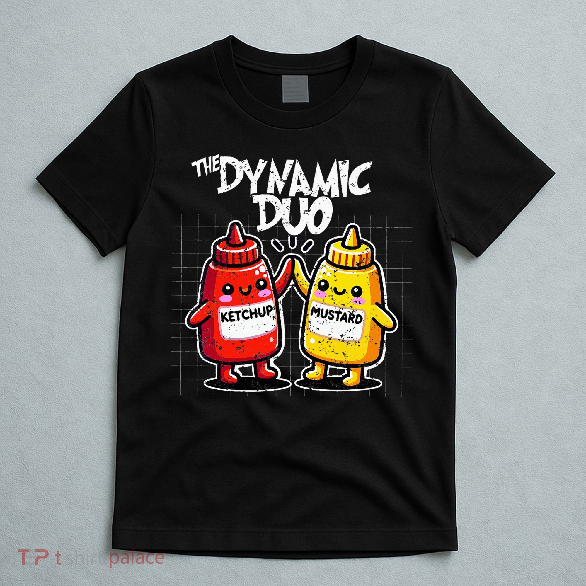 K.E.T..C.H.Up.. Mustard Dynamic Duo Best Friends T-Shirt
