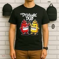 K.E.T..C.H.Up.. Mustard Dynamic Duo Best Friends T-Shirt thumb 6