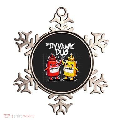 K.E.T..C.H.Up.. Mustard Dynamic Duo Best Friends Ornament