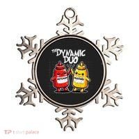 K.E.T..C.H.Up.. Mustard Dynamic Duo Best Friends Ornament thumb 0