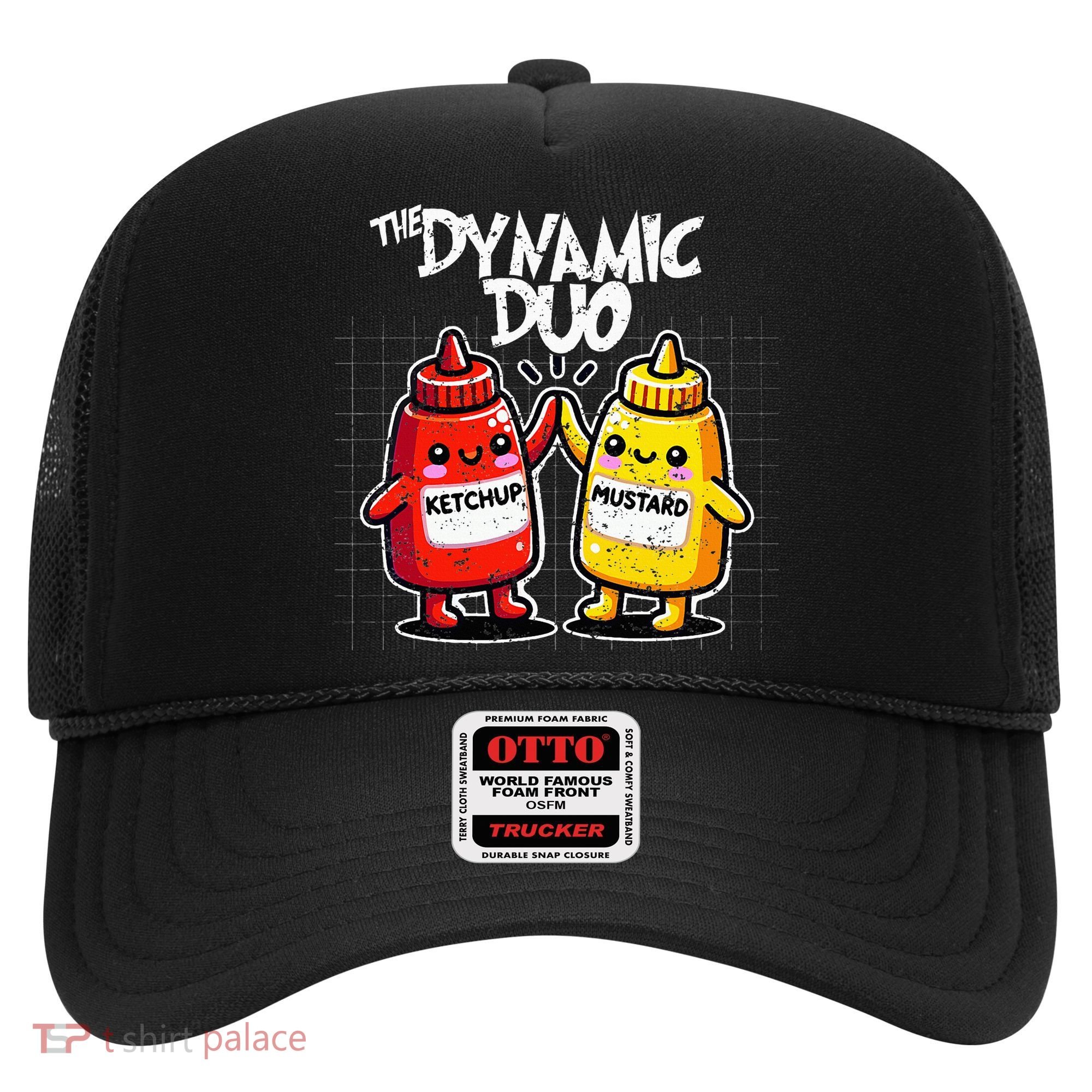 K.E.T..C.H.Up.. Mustard Dynamic Duo Best Friends Hat