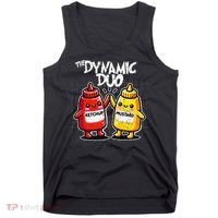 K.E.T..C.H.Up.. Mustard Dynamic Duo Best Friends Tank Top thumb 0