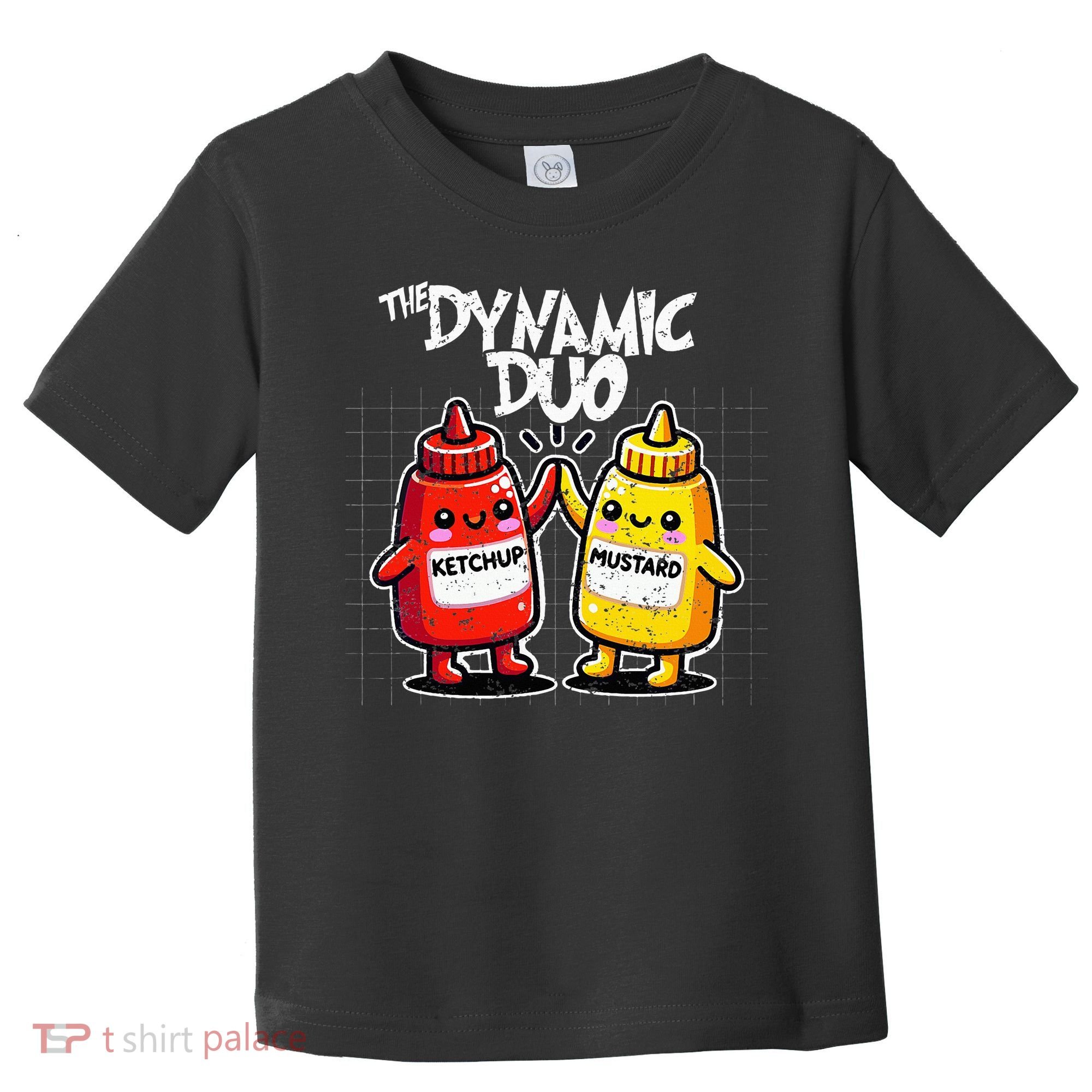 K.E.T..C.H.Up.. Mustard Dynamic Duo Best Friends Toddler T-Shirt
