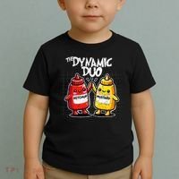 K.E.T..C.H.Up.. Mustard Dynamic Duo Best Friends Toddler T-Shirt thumb 2
