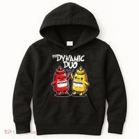 K.E.T..C.H.Up.. Mustard Dynamic Duo Best Friends Kids Hoodie thumb 0