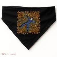 Killer Michael Fall Festive Halloween USA-Made Doggie Bandana thumb 0