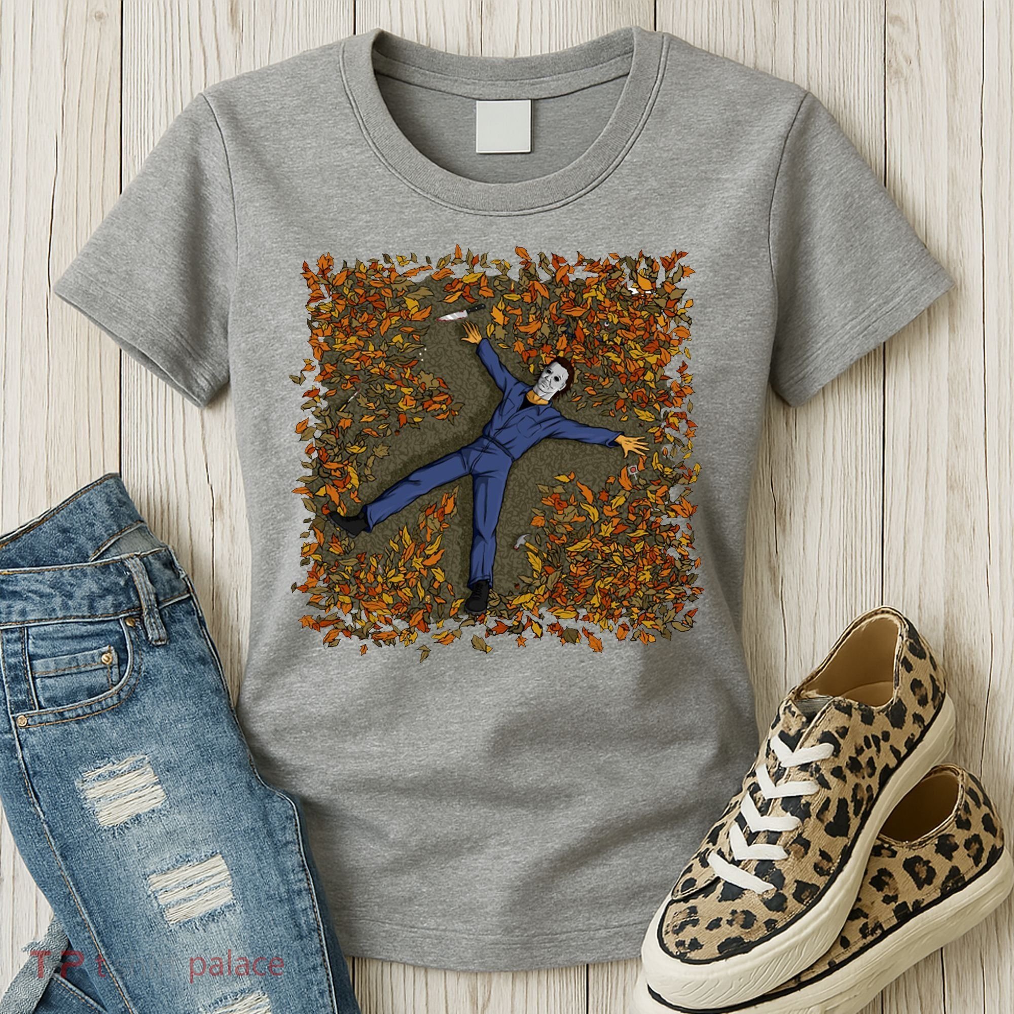 Killer Michael Fall Festive Halloween Women's T-Shirt