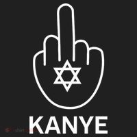 Kanye Middle Finger Women's Sweatshirt thumb 2