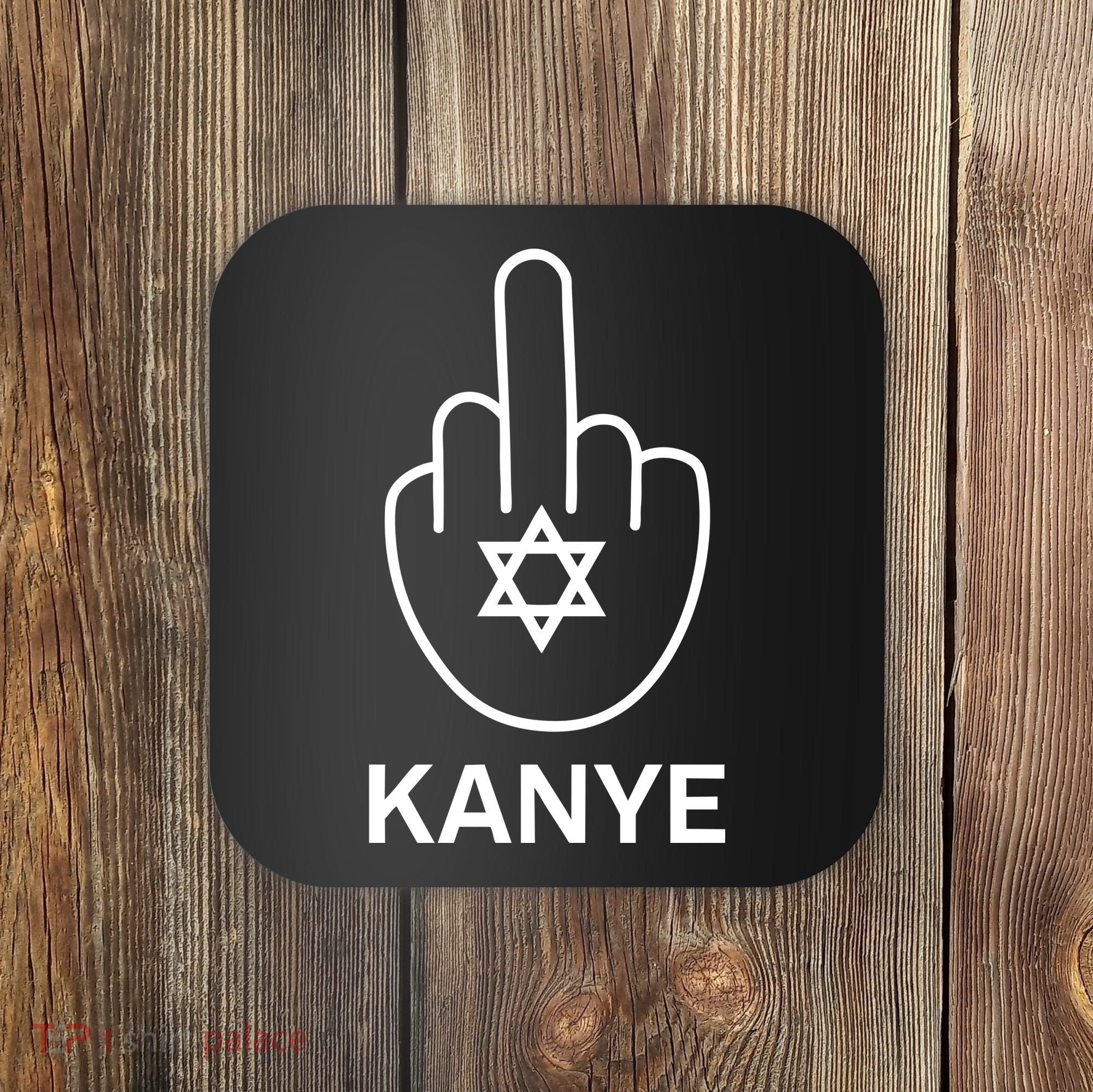 Kanye Middle Finger Coaster