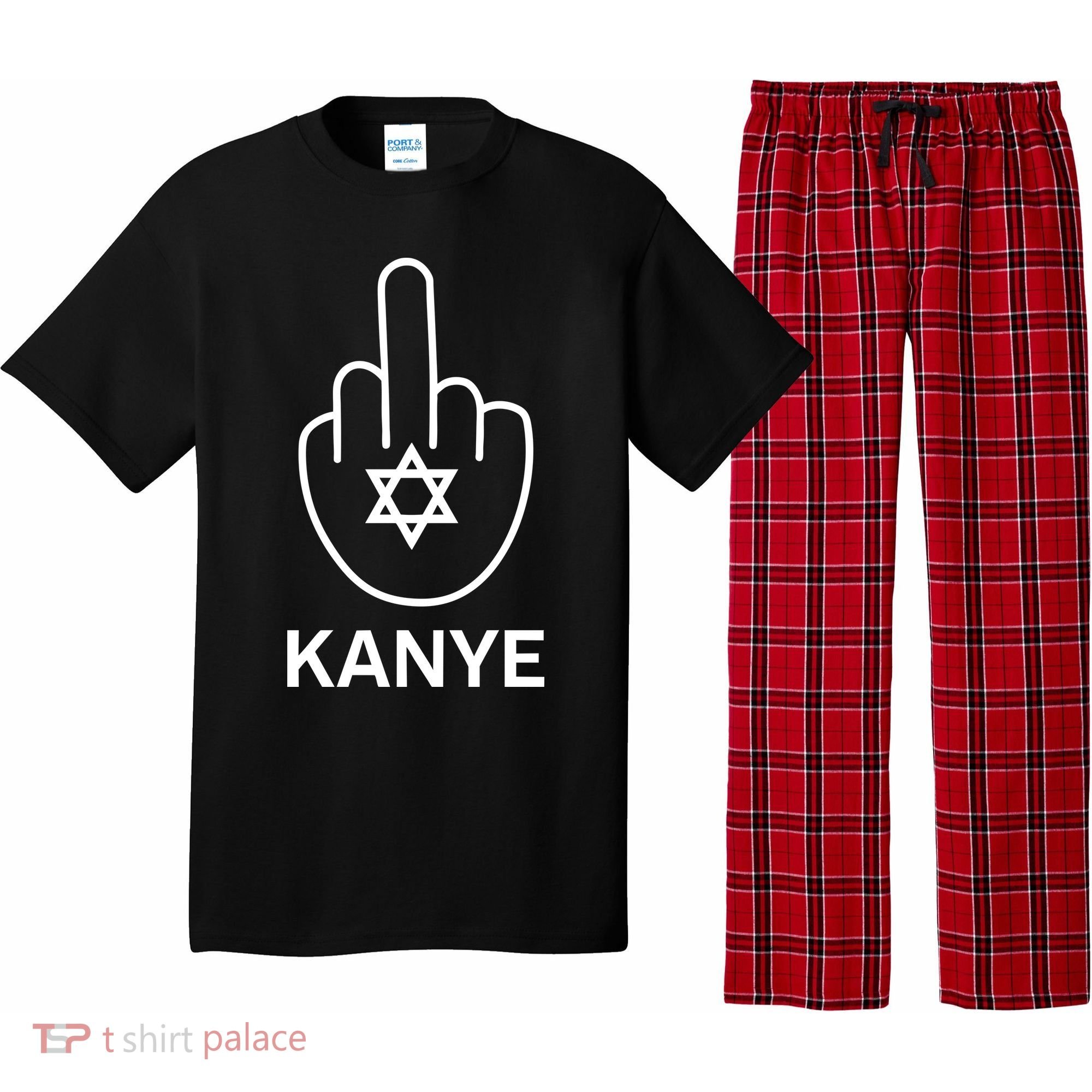 Kanye Middle Finger Pajama Set