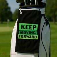 Keep Moving Forrward Mental Health Awareness Golf Towel thumb 2