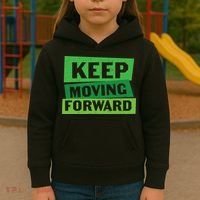 Keep Moving Forrward Mental Health Awareness Kids Hoodie thumb 3