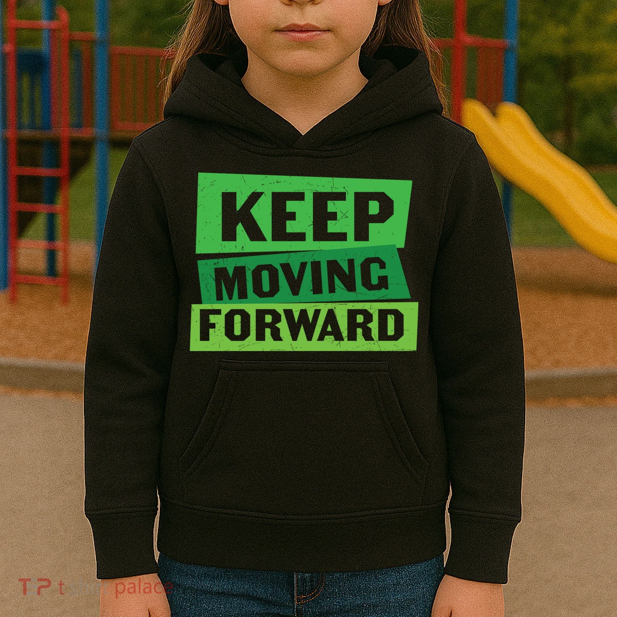 Keep Moving Forrward Mental Health Awareness Kids Hoodie