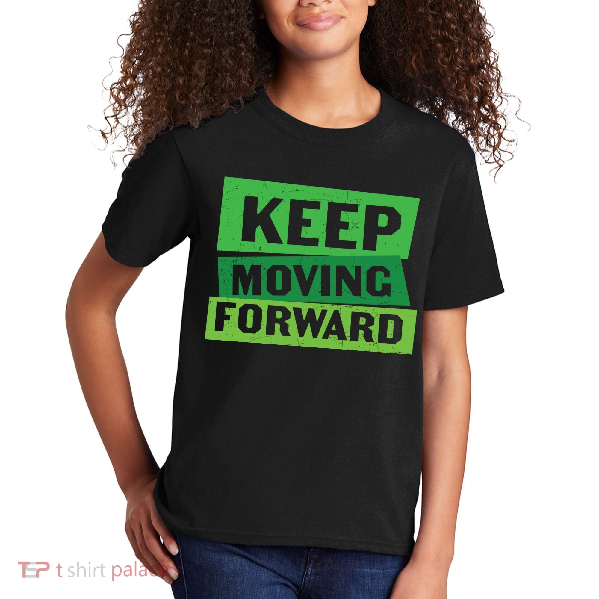 Keep Moving Forrward Mental Health Awareness Kids T-Shirt