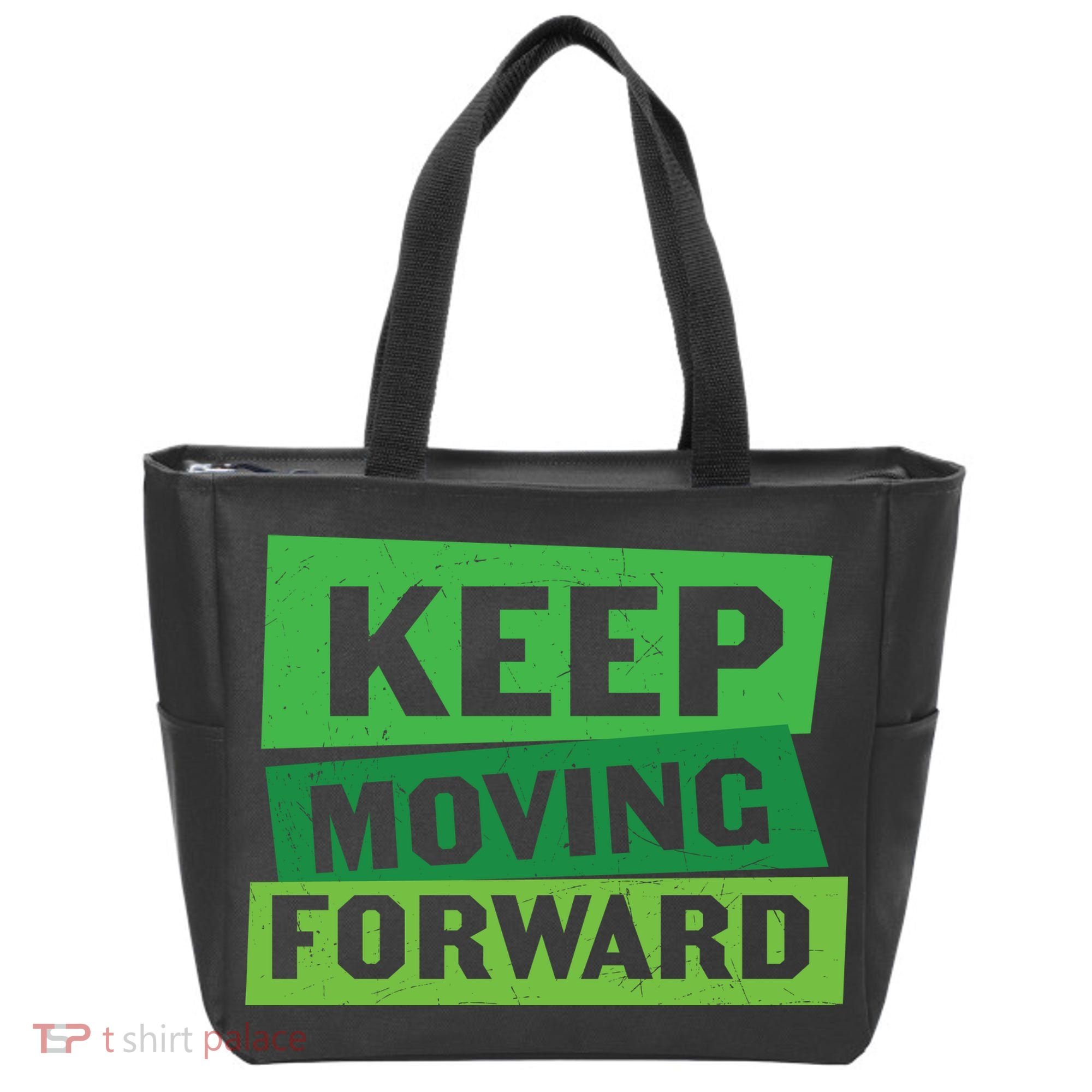 Keep Moving Forrward Mental Health Awareness Tote Bag