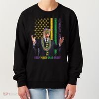Keep Mardi Gras Great Trump Women's Sweatshirt thumb 0