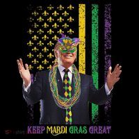 Keep Mardi Gras Great Trump Bucket Hat thumb 4